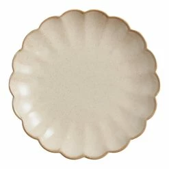 World Market Scallop Rim Speckled Salad Plate