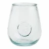World Market Spanish Recycled Stamped Stemless Wine Glass
