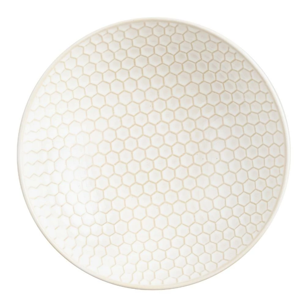 World Market Avery Medium White Textured Bowl Set Of 4 - Image 2