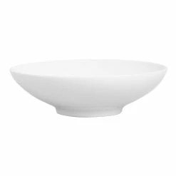 World Market Coupe White Porcelain Flared Rim Serving Bowl