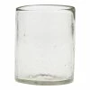 World Market Crackle Recycled Double Old Fashioned Glasses Set of 4