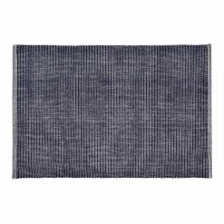 World Market Distressed Blue Ribbed Placemats Set of 4