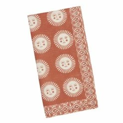 World Market Orange Hacienda Sun Napkins Set of 4