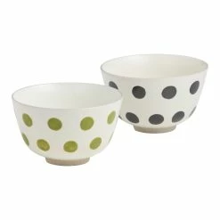 World Market Polka Dot Noodle Bowl