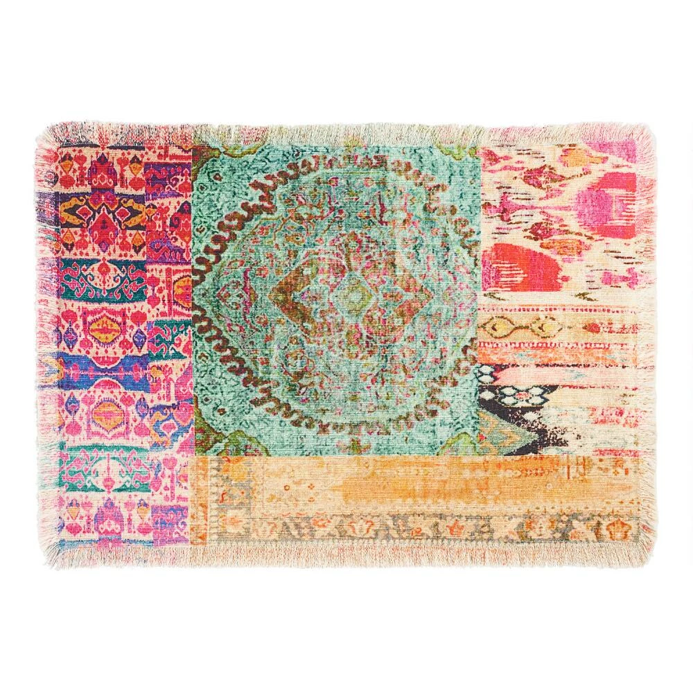 World Market Multicolor Patchwork Haveli Placemats Set of 4