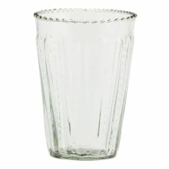 World Market Textured Ruffle Highball Glass Set of 2
