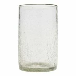 World Market Crackle Recycled Highball Glasses Set Of 4