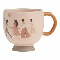 World Market Kolor Me Koby Terracotta And Blush Women Ceramic Mug