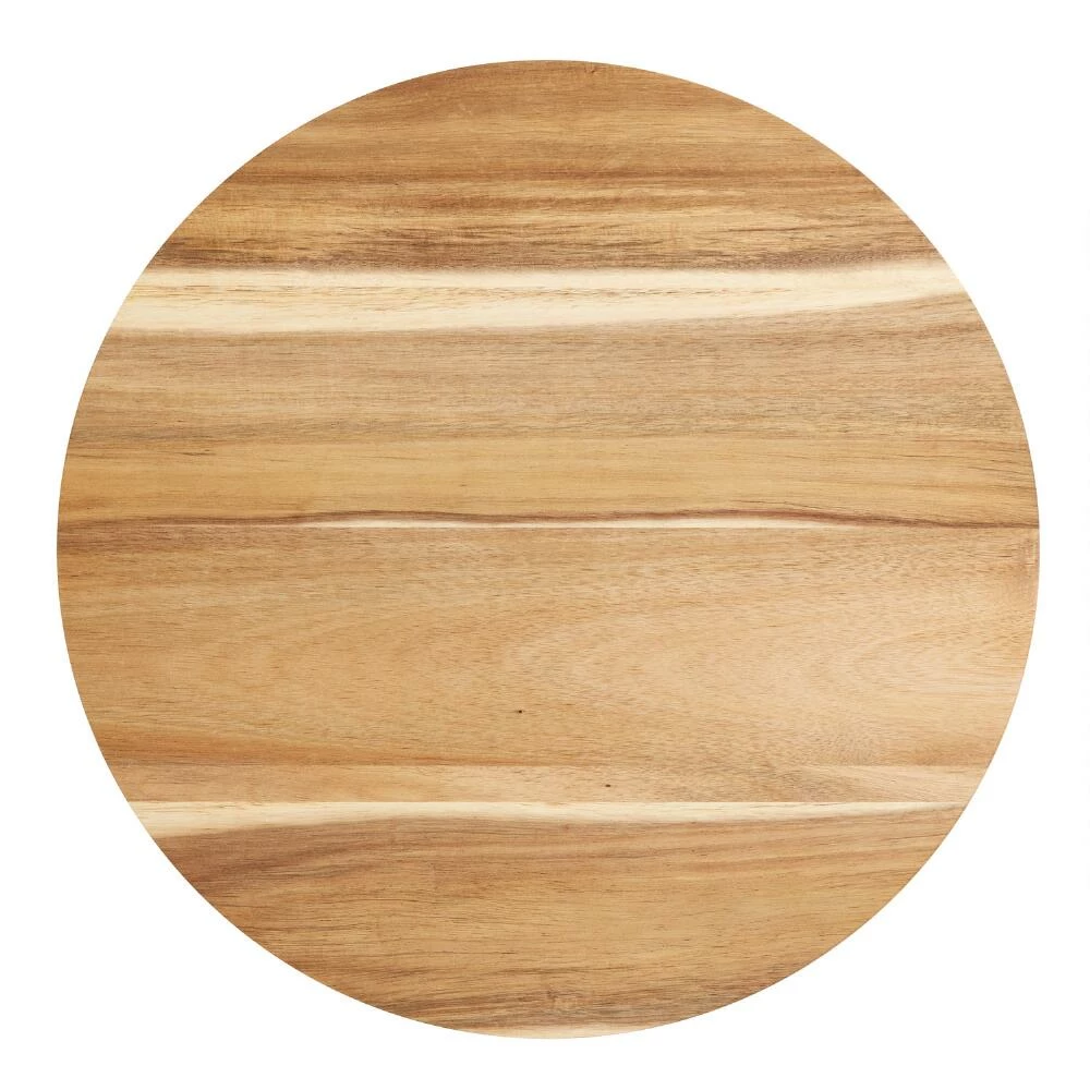 World Market Acacia Wood Lazy Susan - Image 2