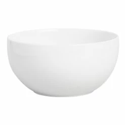 World Market Coupe White Porcelain Serving Bowl