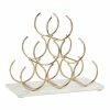 World Market Marble and Gold 6 Bottle Wine Rack