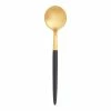 World Market Black And Gold Shay Cocktail Spoon Set Of 2