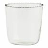 World Market Textured Ruffle Double Old Fashioned Glass Set of 2