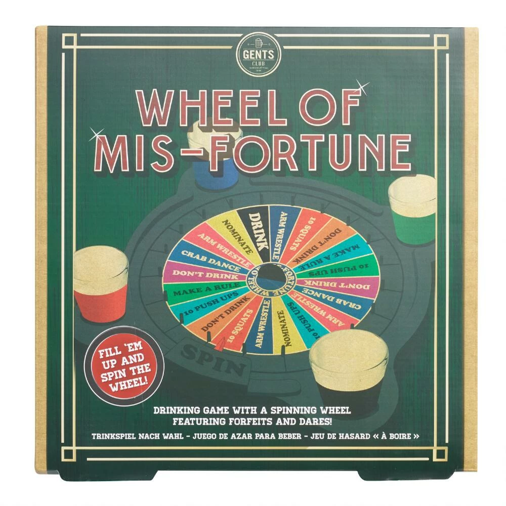World Market Wheel of Misfortune Drinking Board Game - Image 2