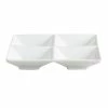 World Market White Porcelain Divided Tasting Tray Set Of 6