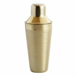 World Market Julian Gold Hammered Cocktail Shaker