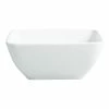 World Market Coupe Square White Porcelain Serving Bowl
