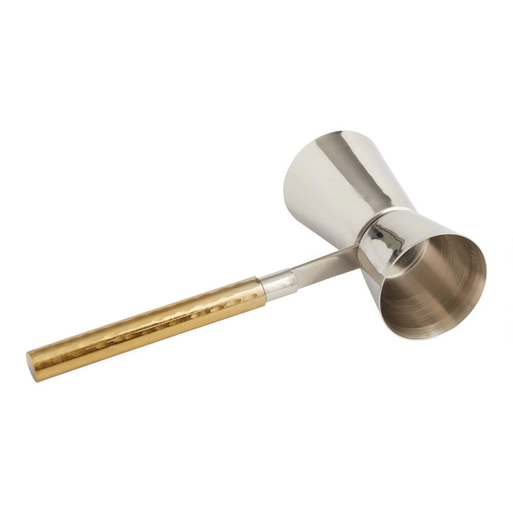 World Market Julian Gold Hammered Jigger With Handle