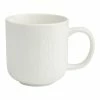 World Market Stella White Textured Ceramic Mug