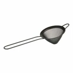 World Market Gordon Matte Black Stainless Steel Mesh Cocktail Strainer
