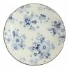 World Market Blue And White Porcelain Pansy Dinner Plate