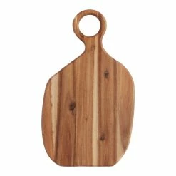 World Market Curved Acacia Wood Serving Board