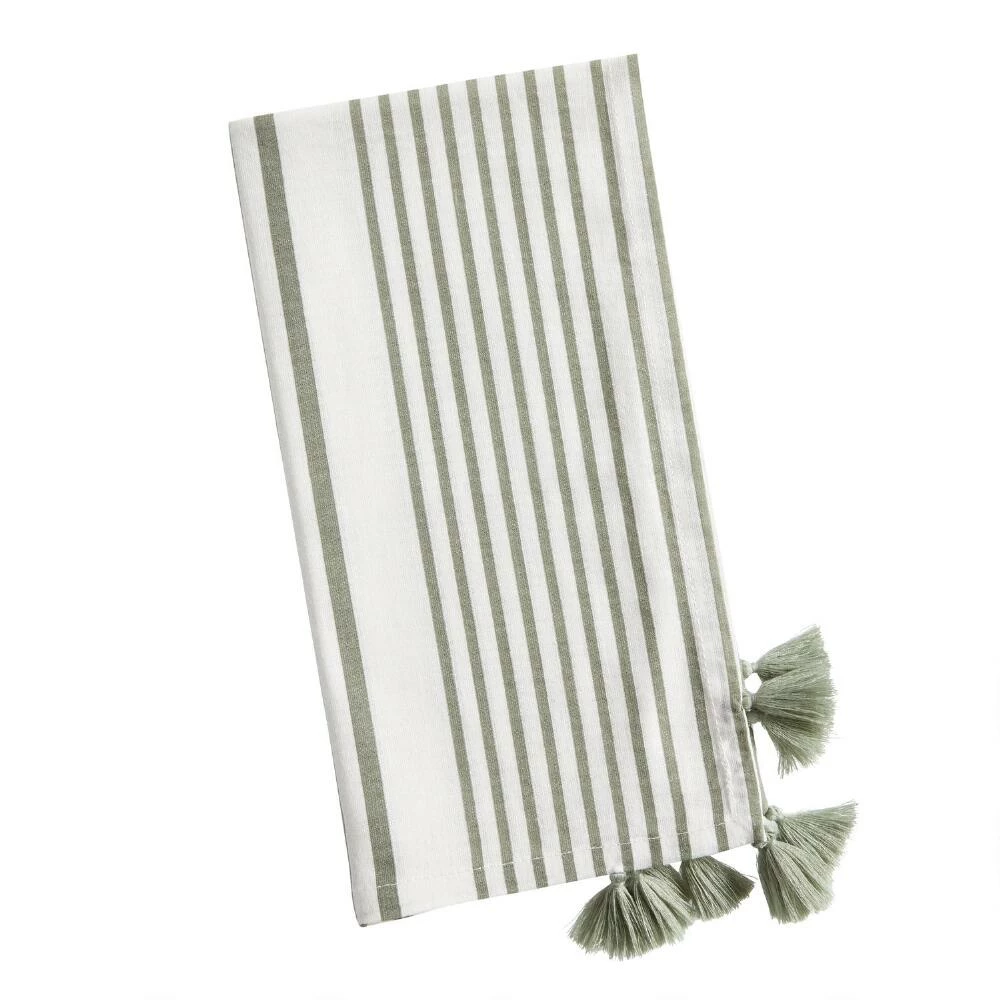 World Market Screen Printed Cotton Blend Napkin Set of 4 - Image 5