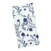 World Market Ivory and Navy Floral Bud Napkins Set of 4