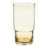 World Market Amber Stackable Highball Glass Set of 2