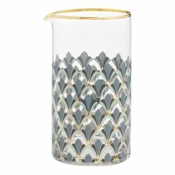 World Market Gable Art Deco Cocktail Mixing Glass